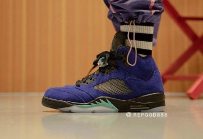 ​紫葡萄 Air Jordan 5 实物上脚曝光，确定 6 月发售！