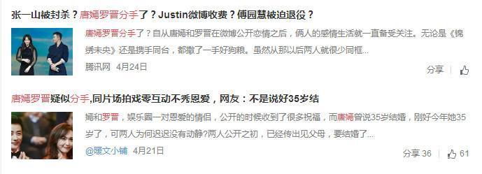 相恋2年罗晋唐嫣再同框无交流遭质疑, 现场三个细节破分手传闻!